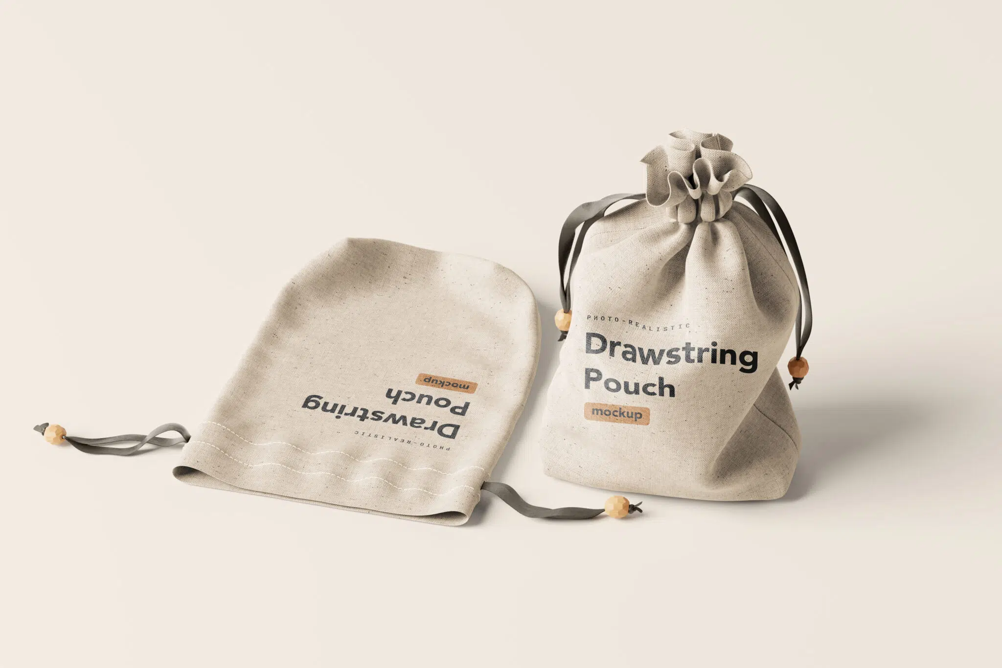 Drawstring Pouch Mockup Mockup Free