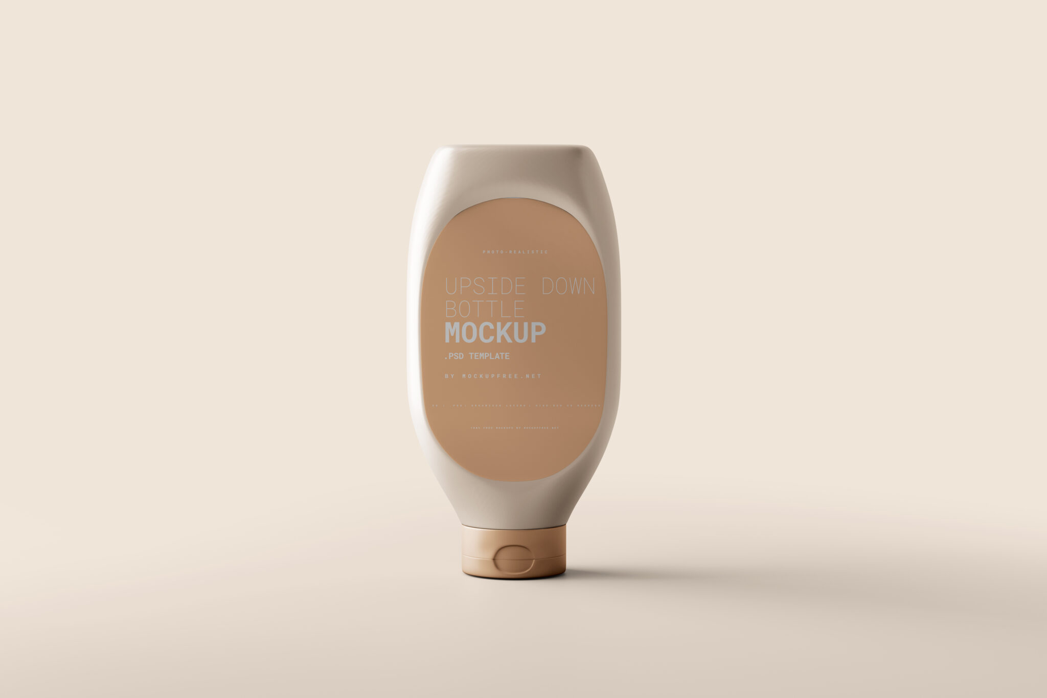 Upside Down Bottle Mockups - Mockup Free