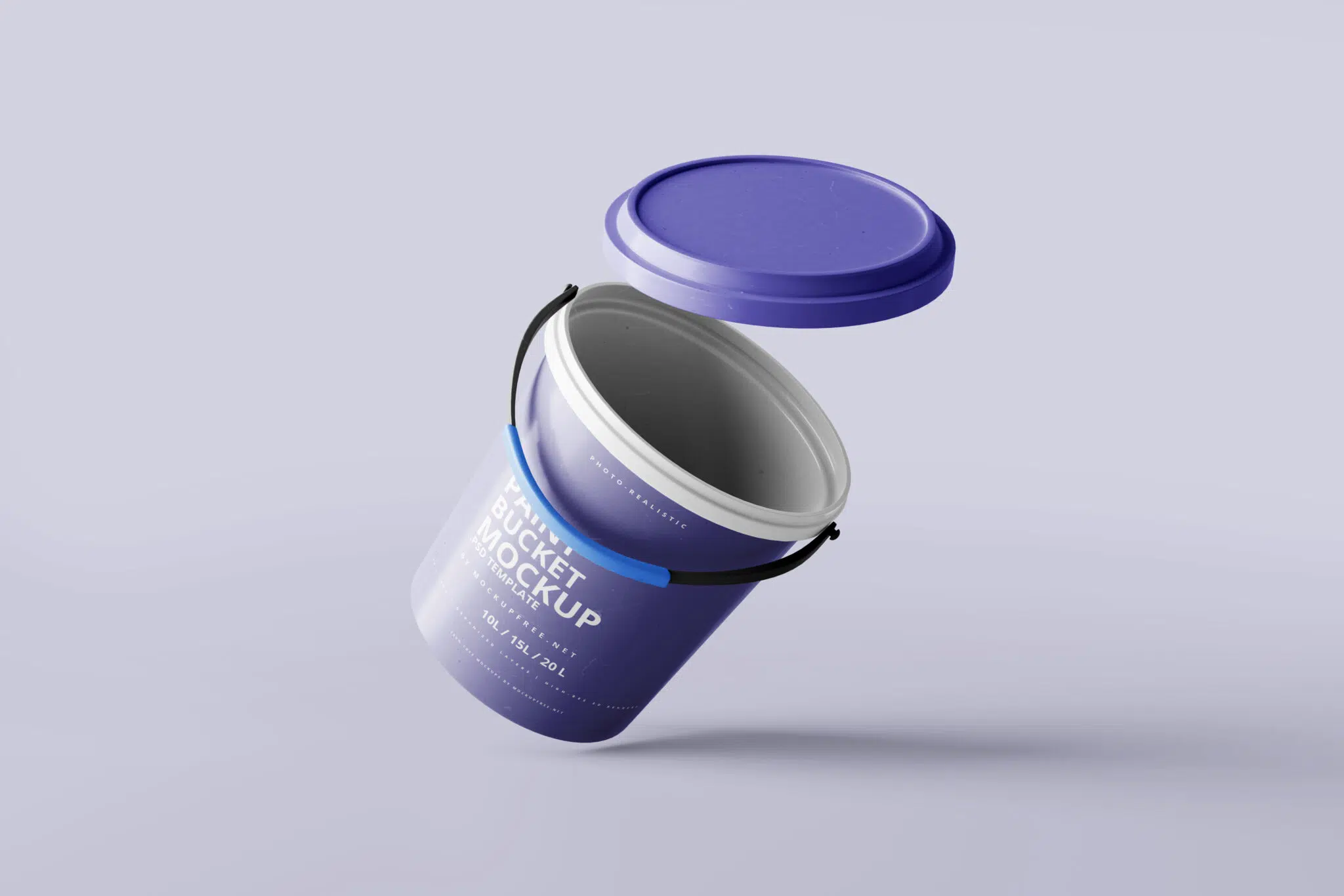 Paint Bucket Mockup Mockup Free