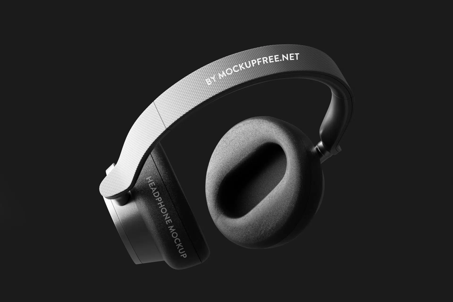 Wireless Headphone Mockup - Mockup Free