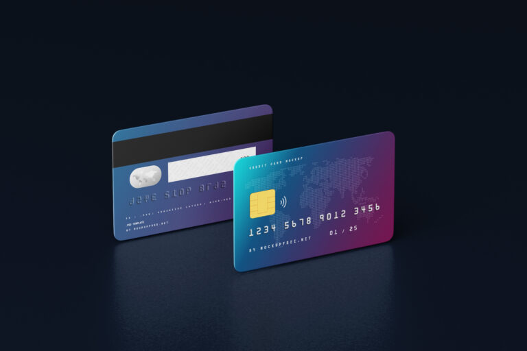 Credit Card Mockups - Mockup Free