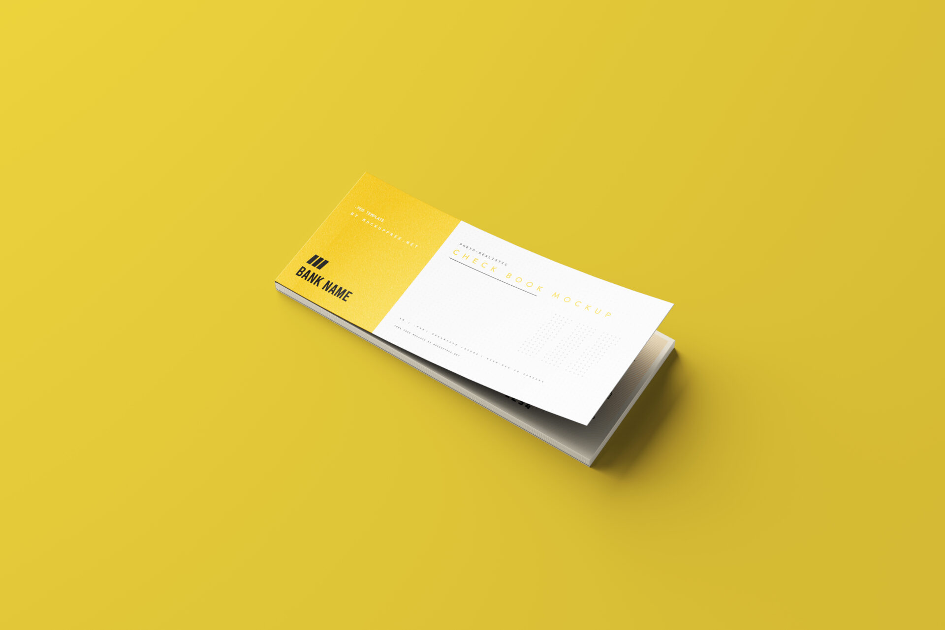 Check Book Mockup - Mockup Free