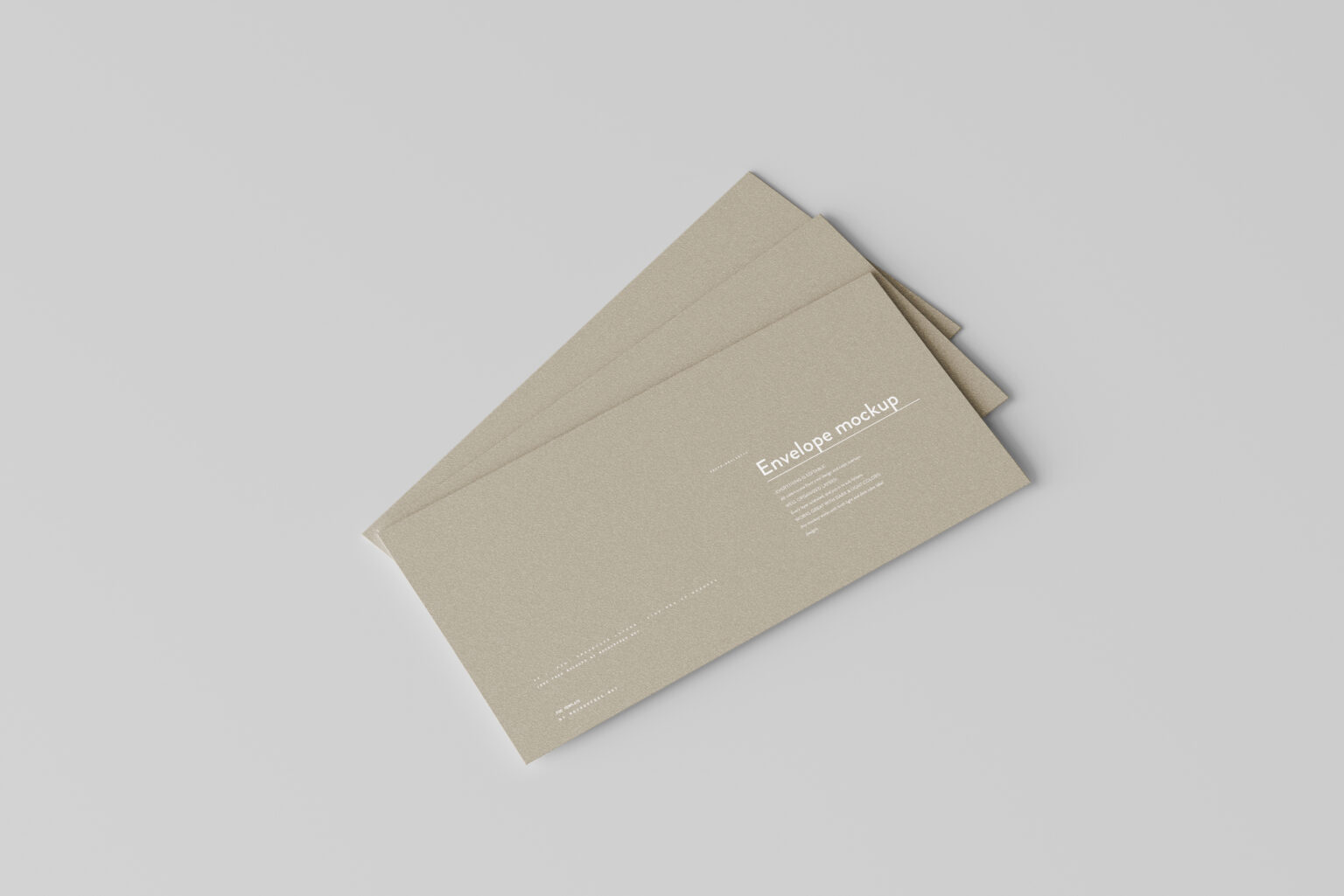 Corporate Envelope Mockup - Mockup Free