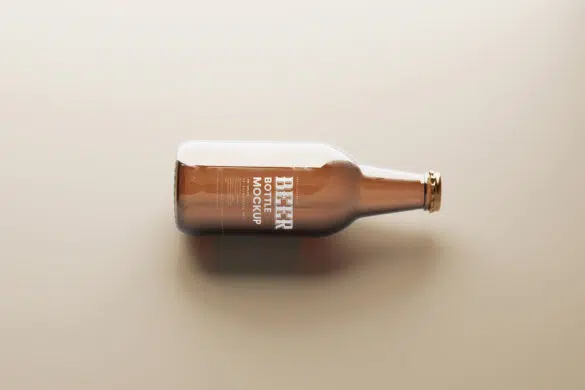 Lager Bottle Mockup - Mockup Free