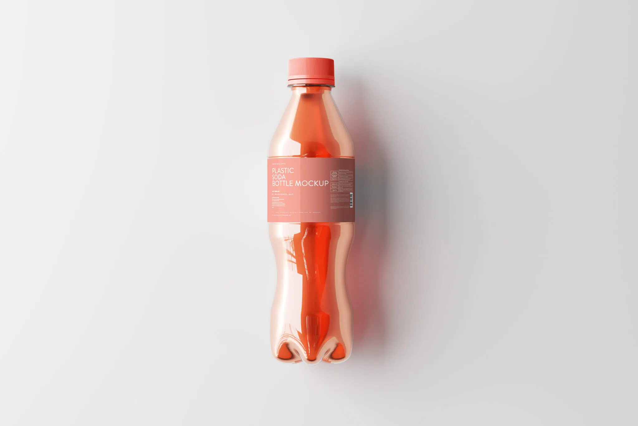 Plastic Soda Bottle Mockup - Mockup Free