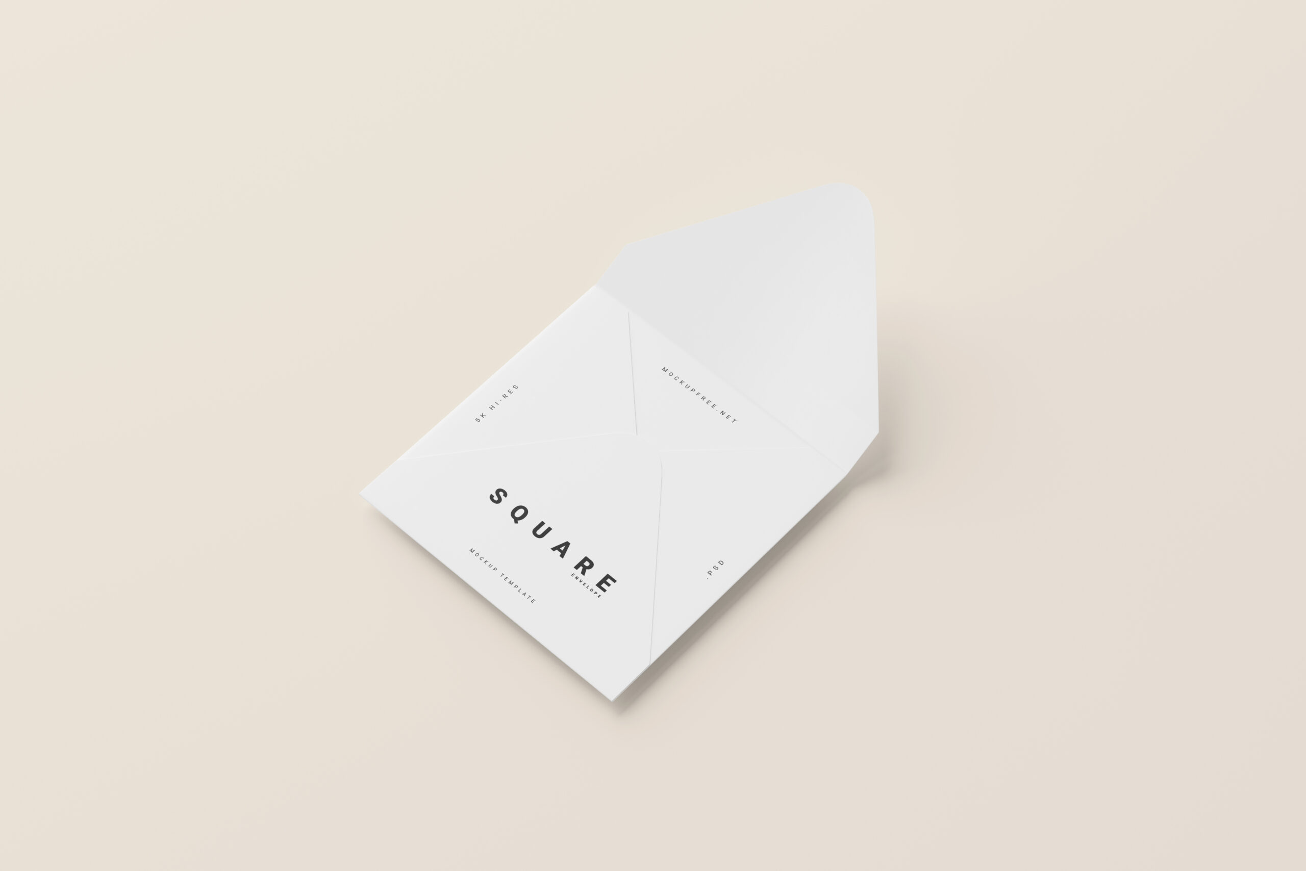 Square Envelope Mockups Mockup Free