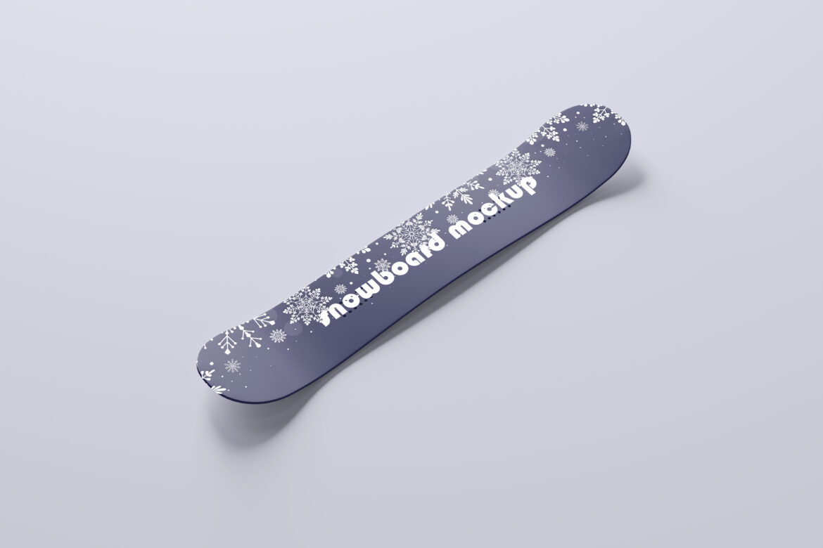 Snowboard Mockups Mockup Free