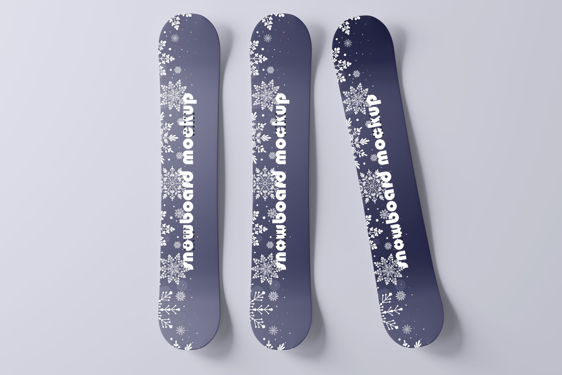 Snowboard Mockups - Mockup Free