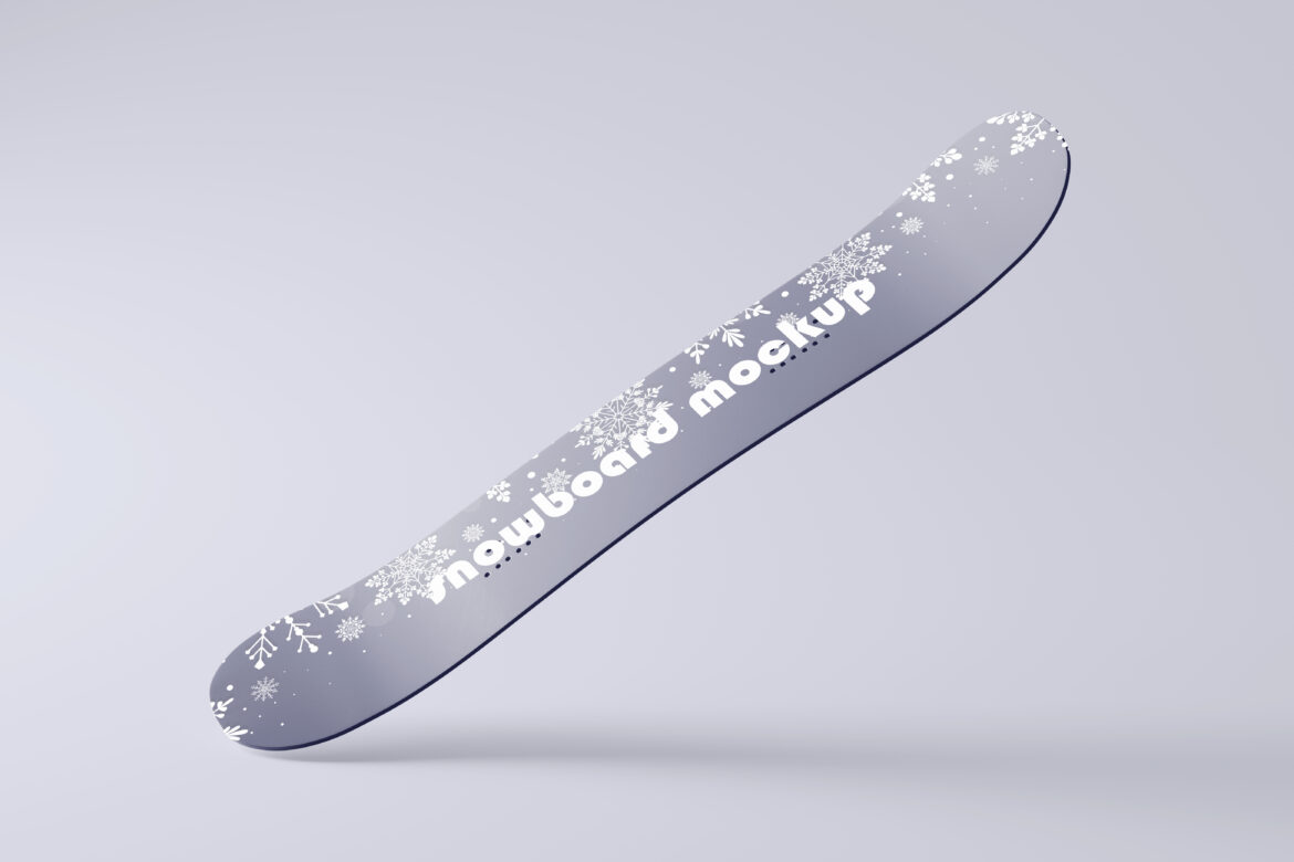 Snowboard Mockups Mockup Free