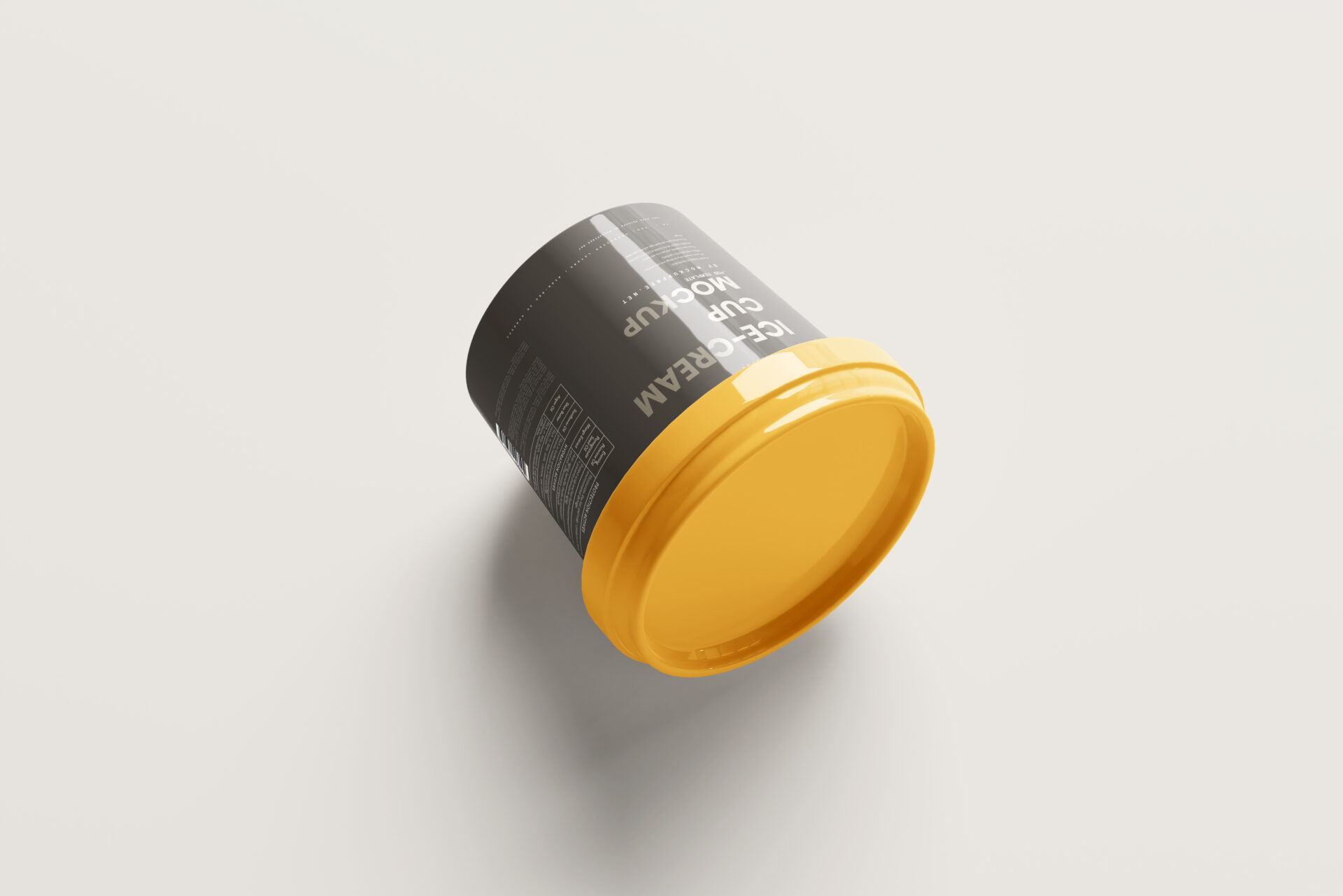 Ice Cream Cup Mockup - Mockup Free