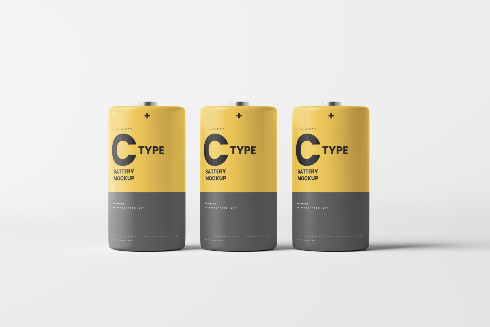 CType Battery Mockups Mockup Free