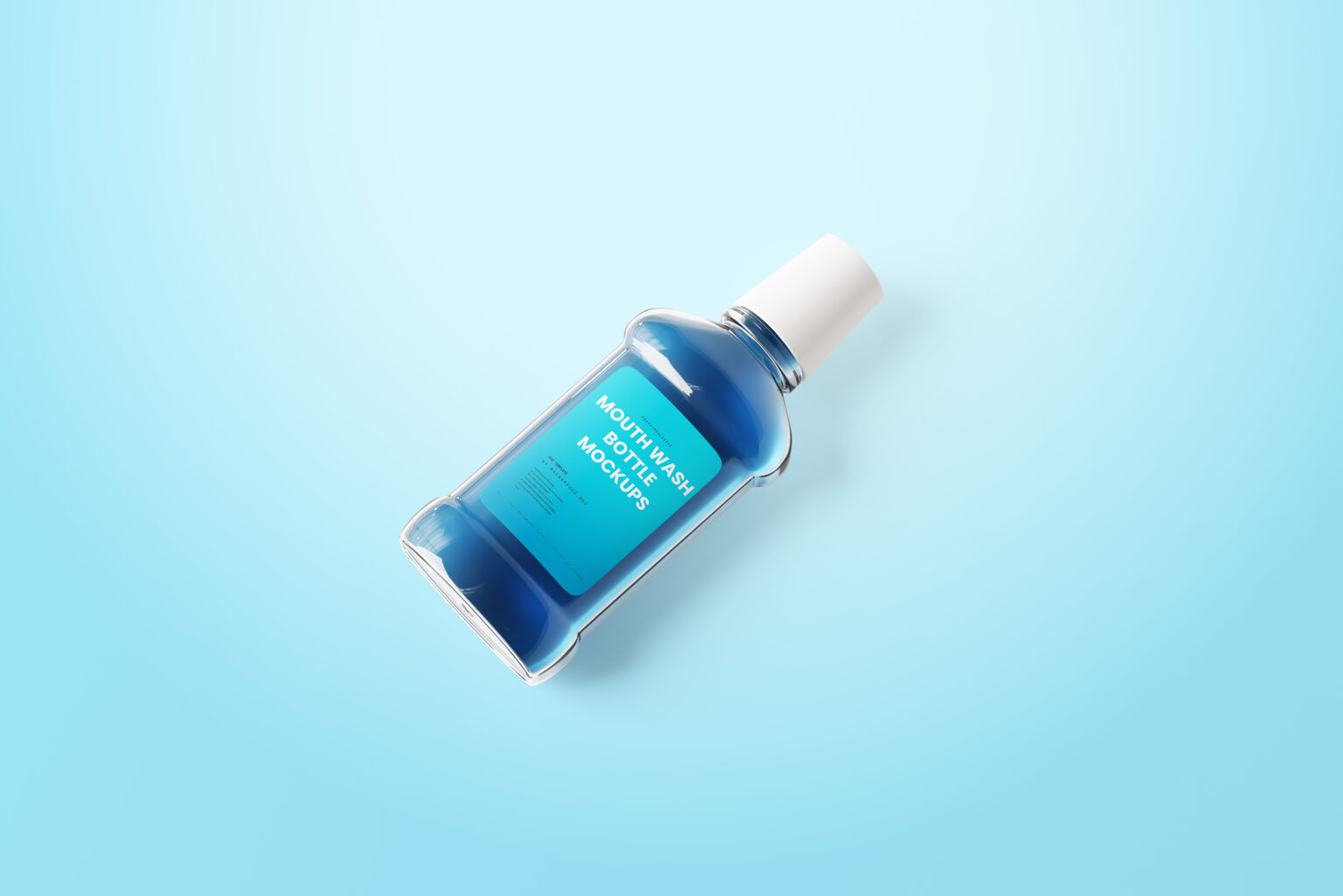 Mouthwash Bottle Mockups - Mockup Free