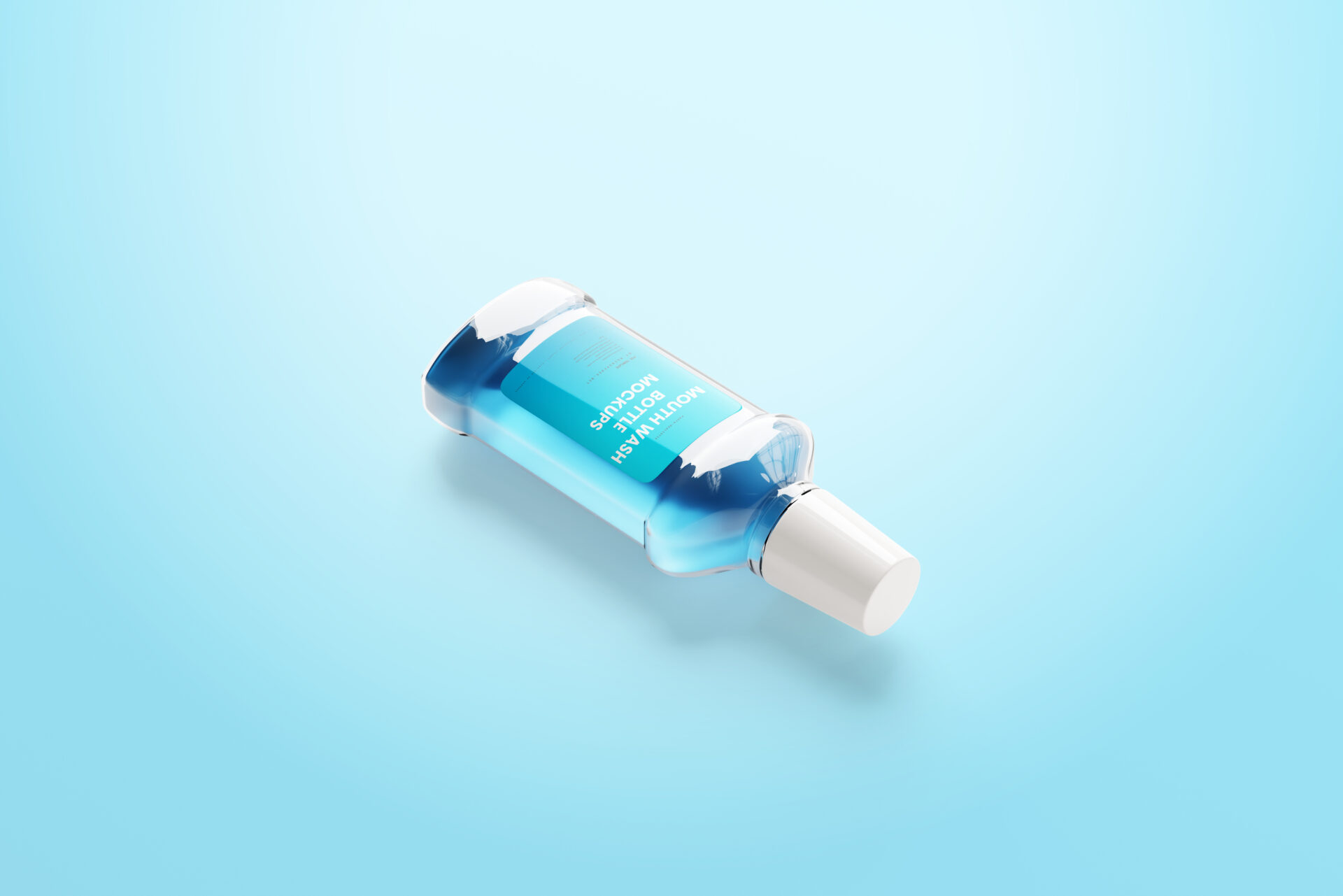 Mouthwash Bottle Mockups - Mockup Free