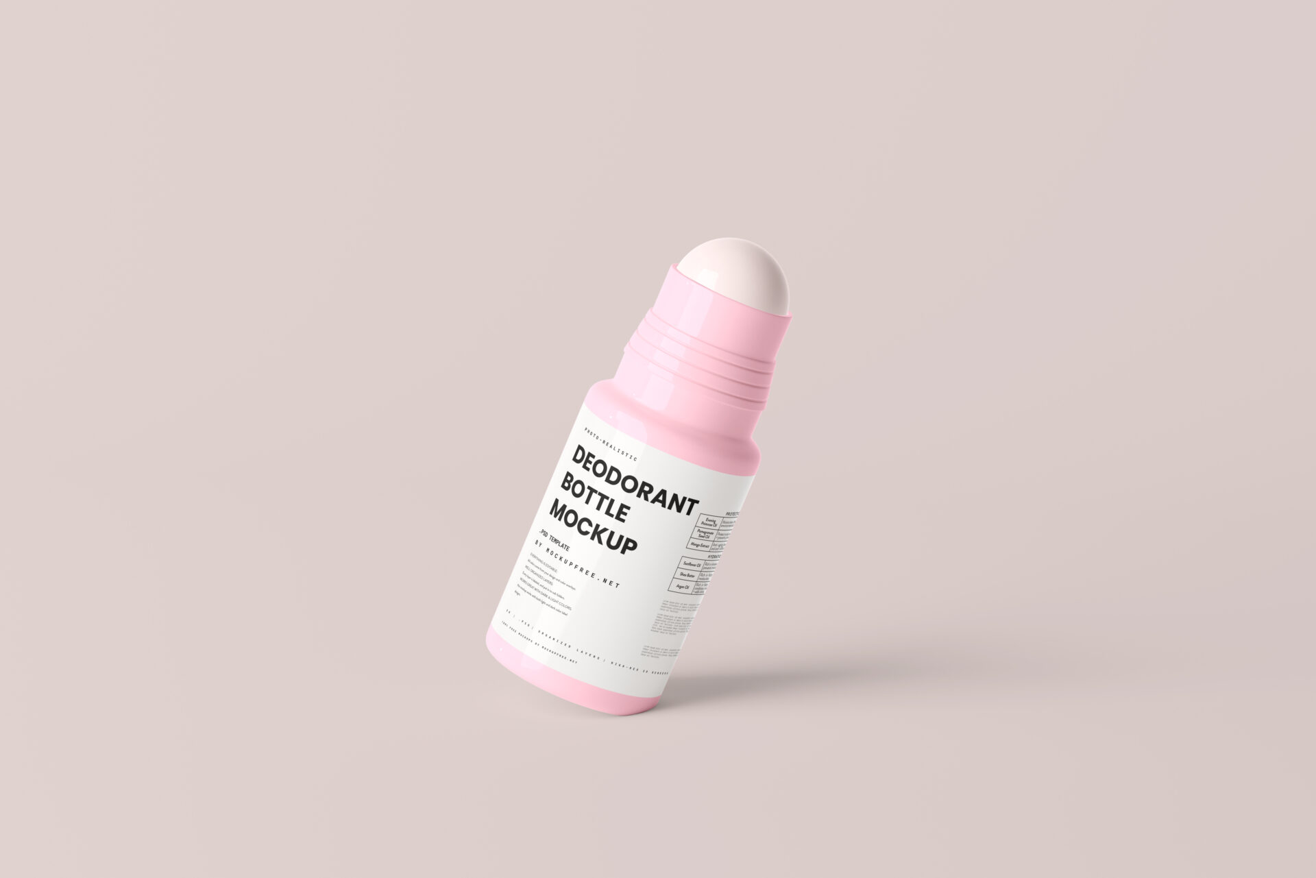 Deodorant Bottle Mockup - Mockup Free