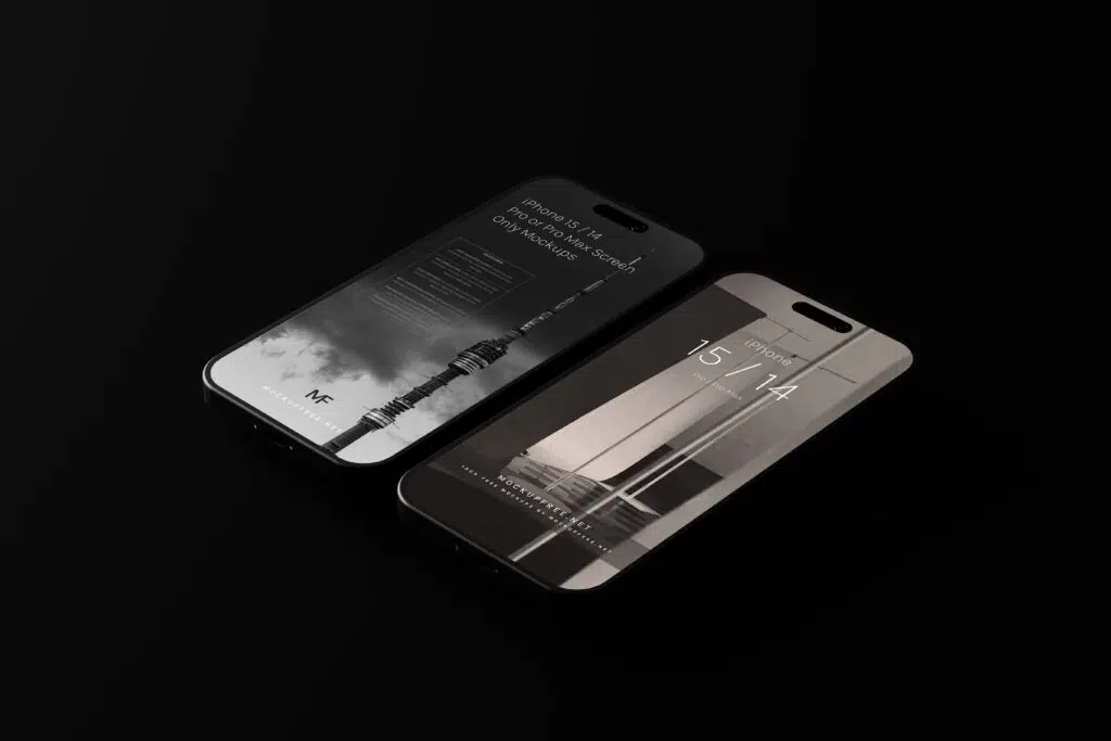 iPhone 15 / 14 Screen Mockup