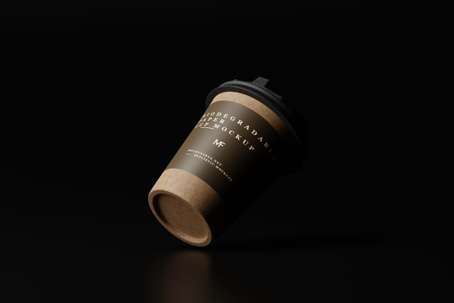 Biodegradable Paper Cup Mockups - Mockup Free