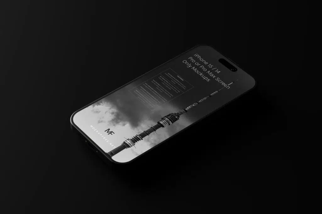 iPhone 15 / 14 Screen Mockup