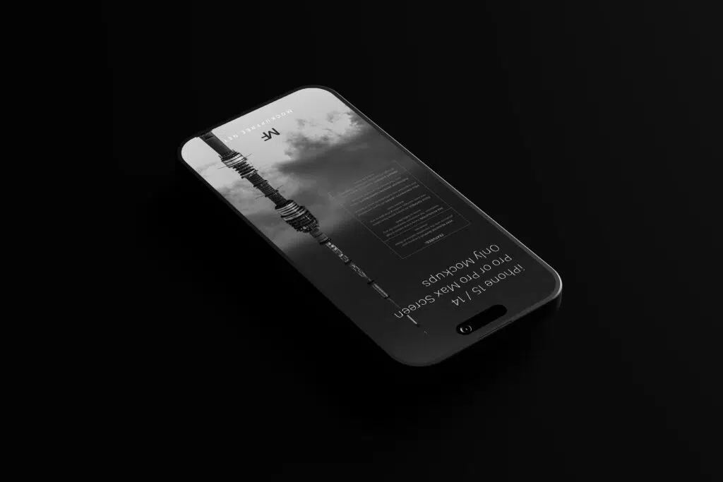 iPhone 15 / 14 Screen Mockup