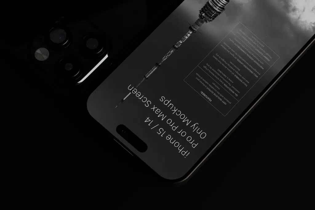 iPhone 15 / 14 Screen Mockup