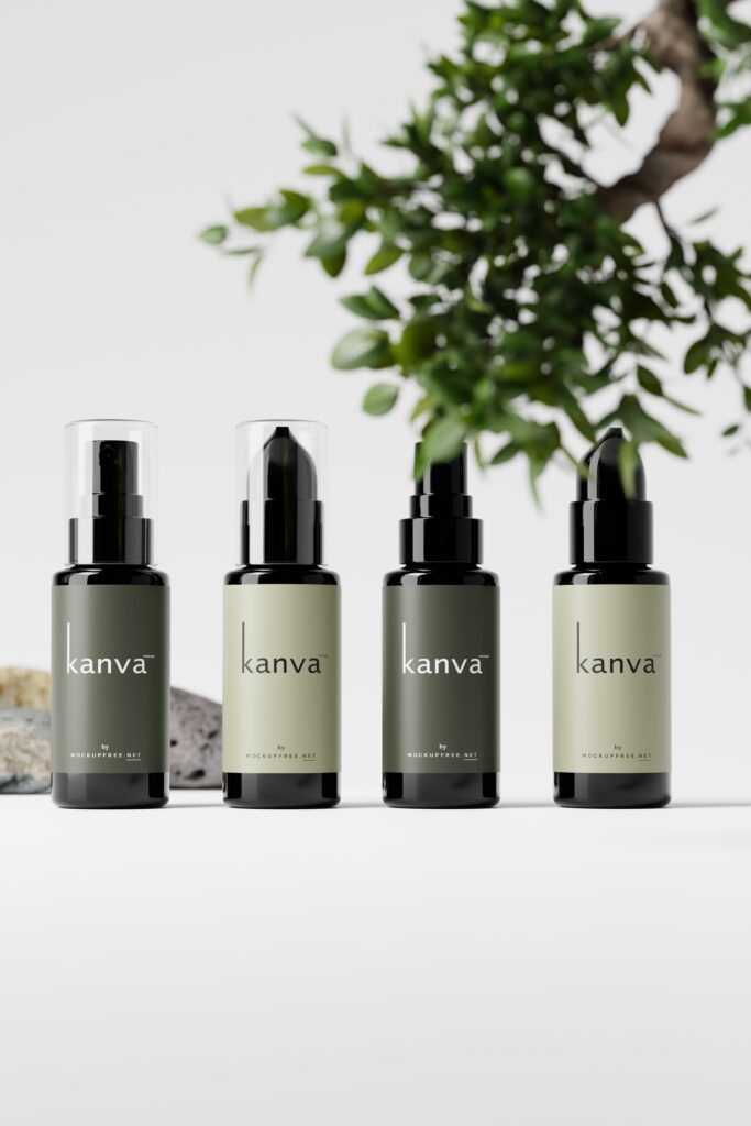 Kanva - Cosmetic Bottle Mockup