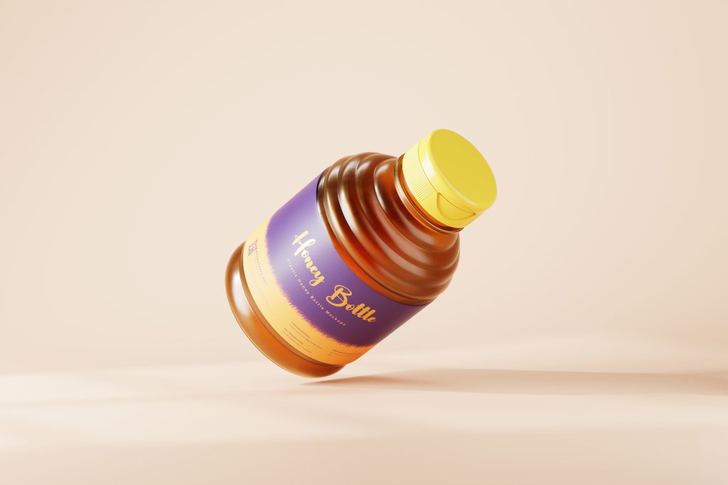 Plastic Honey Bottle Mockups