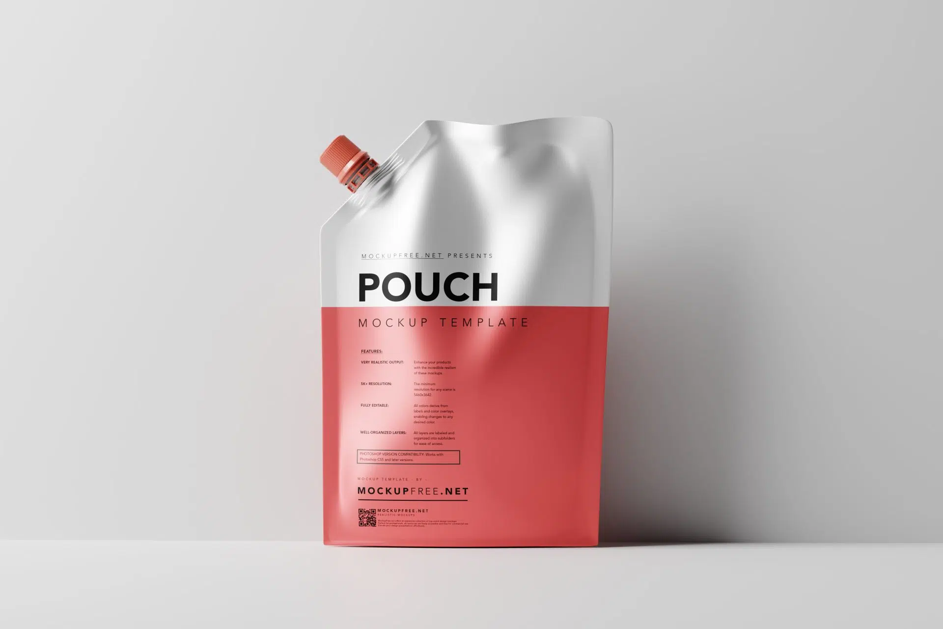 Doy Pack or Plastic Stand-up Pouch Packaging Mockups - Mockup Free